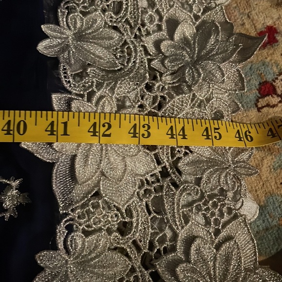 Navy blue shalwar kameez and dupatta Pakistani / Indian - Picture 6 of 9